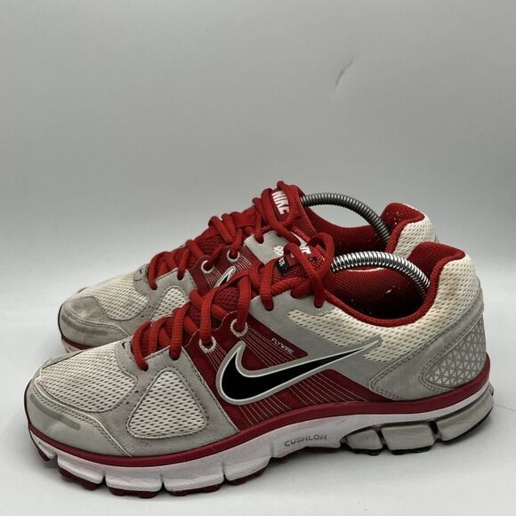 Nike Zoom Pegasus 28 Red/White Mens Size 8.5 Mesh Running Athletic Sneakers Shoe - Picture 4 of 12